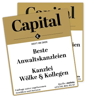 Capital 06/2026 - Beste Anwaltskanzleien Erbrecht Wölke & Kollegen Weilheim, Schongau und Garmisch